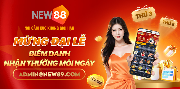 Điểm danh nhận thưởng tại New88